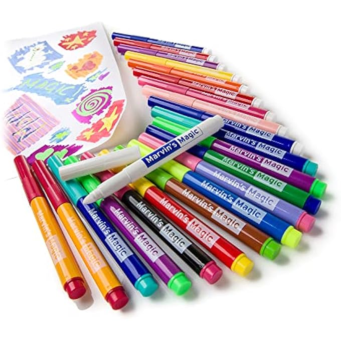 Marvin's Magic - NEW X 30 AMAZING MAGIC PENS - COLOR CHANGING MAGIC PEN ART - CREATE 3D LETTERING OR WRITE SECRET MESSAGES - INCLUDES 30 MAGIC PENS - Image 4