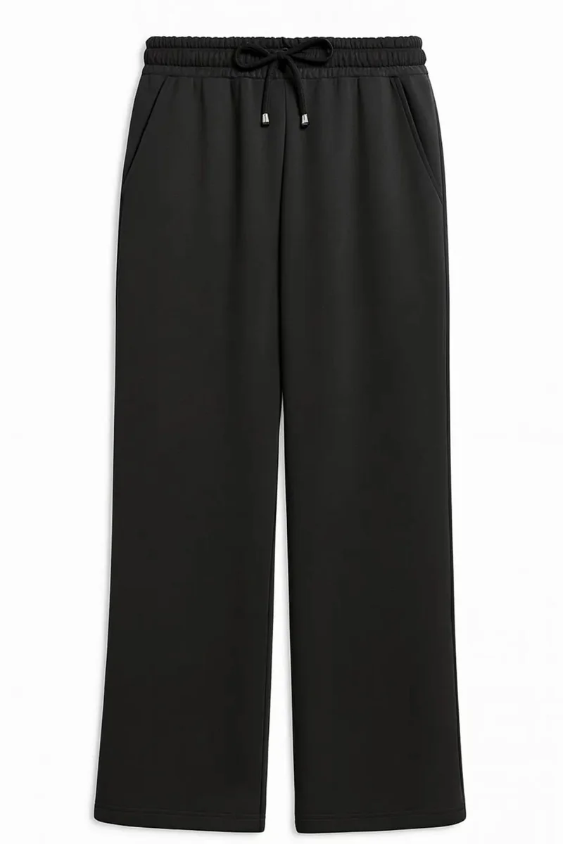 ميكسراي MIXRAY High Waist Pull On Straight Leg Pants with Pockets