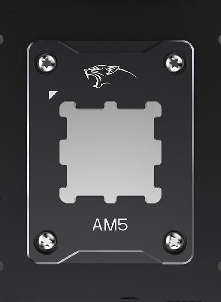 ASF-Black AM5 CPU Holder, Corrective Anti-Bending Fixing Frame, AM5 Full-fit Fixed Non-Marking Mounter, AM5 Anti-Bending Contact Frame, CPU Cooler Standard - Image 2