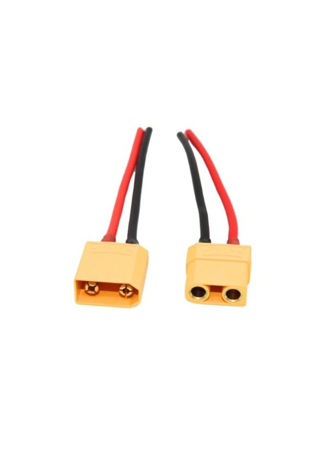 KNP XT90 Connector with Cable M/F, High Current 90A Connector, Pre-Soldered - Image 2