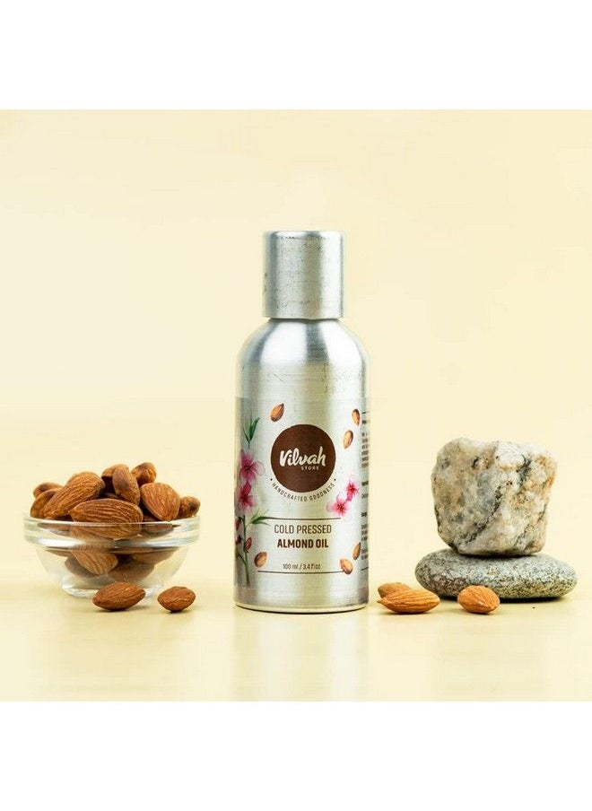 vilvah STORE - Cold Pressed Almond Oil 100 Ml - Image 1