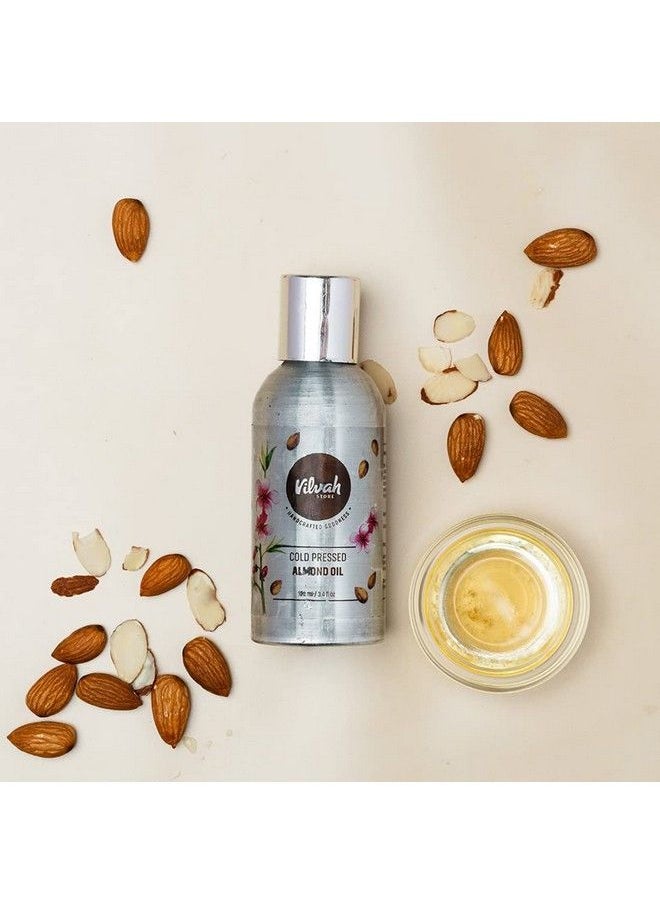 vilvah STORE - Cold Pressed Almond Oil 100 Ml - Image 1