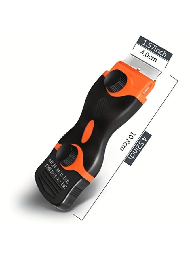 2 In 1 Black Razor Blade Scraper Remove Stickers Labels Decals Paint - Image 4