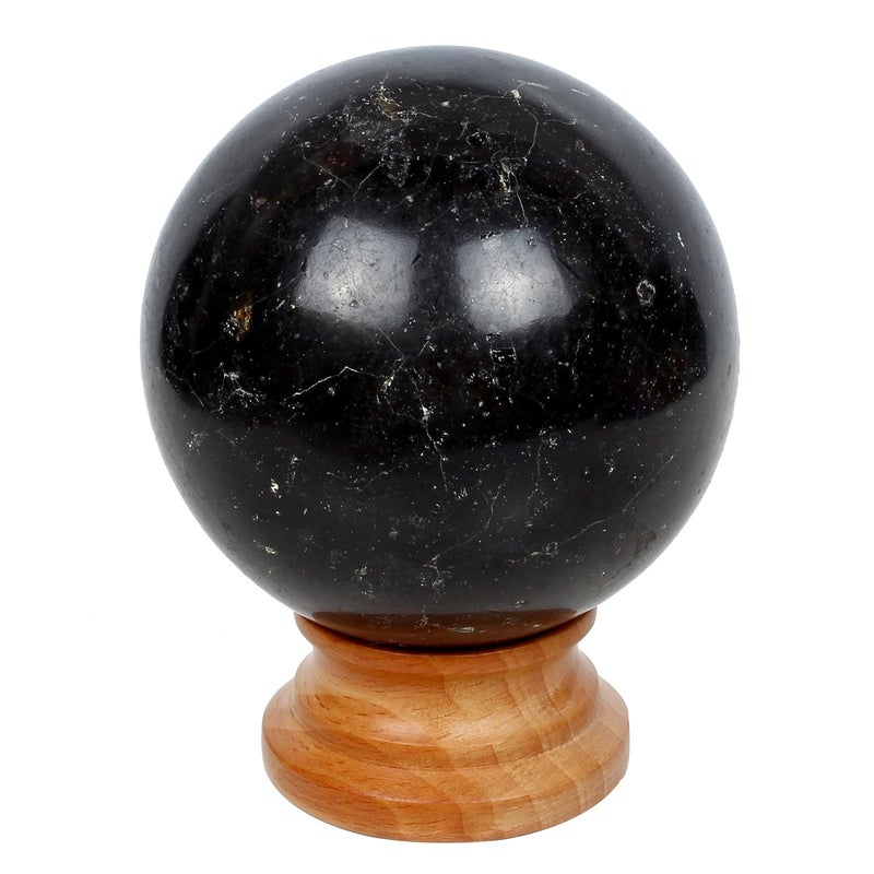 gemsindia 3960 Ct Natural Black Obsidian Crystal Healing BallSphere Mineral Gemstone31 - Image 1
