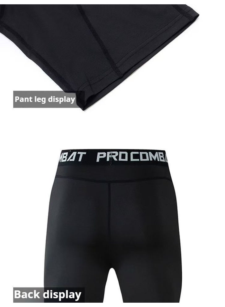 YUKE Men's Quick-Drying Athletic Shorts (1-pack) - Mid-rise Design, Anti-Friction Elasticity, Breathable Five-Point Leggings For Training, Running, and Track and Field; Breathable Sports Underwear ( Blue) - XL - Image 5