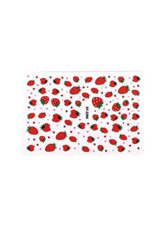 silvercnc 10Pcs Nail Art Stickers, DIY Nail Decals Strawberry Nail Polish Strips Nail Art Stickers and Decals Watermark Nails Design Manicure for Tips Decor Ins Style(#3)  - Image 1