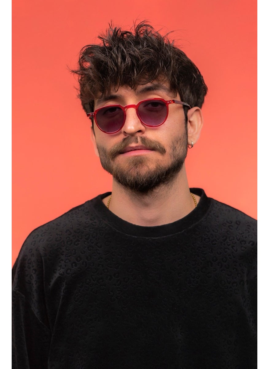 Focus On Wilson Pink Unisex Sunglasses  - Image 3