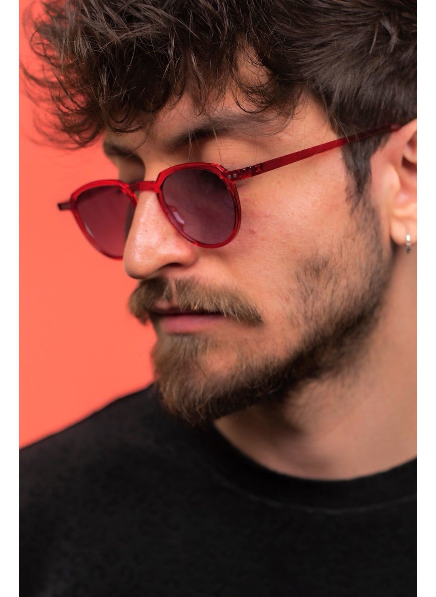 Focus On Wilson Pink Unisex Sunglasses  - Image 5