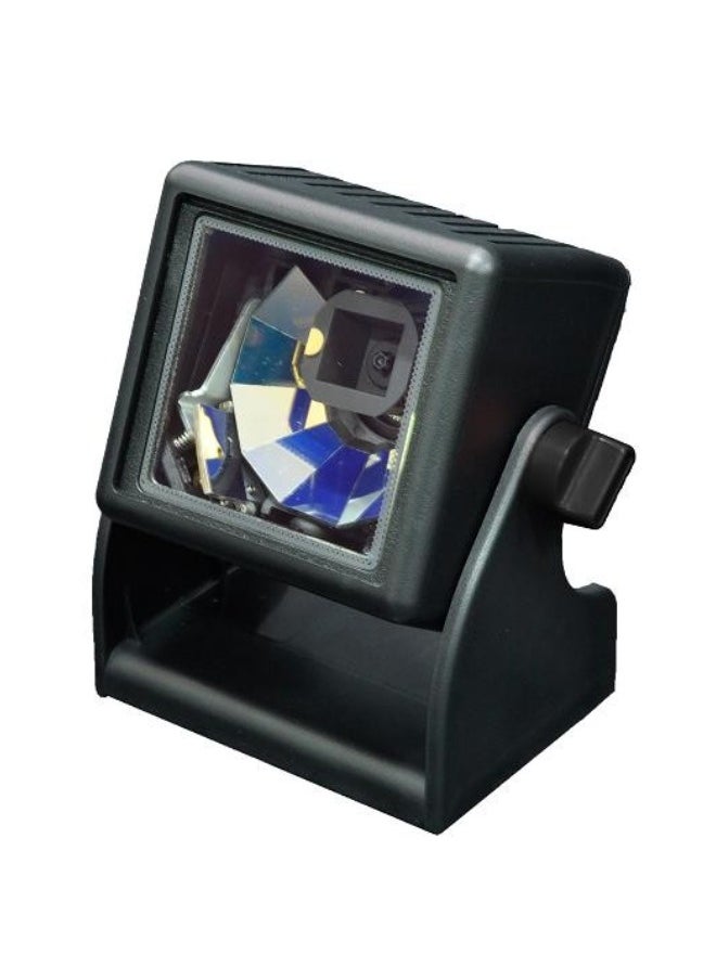 بيرتش - ماسح باركود متعدد الاتجاهات متحرك 3D BS-360BU أسود، USB – قارئ باركود سريع وموثوق - Image 1