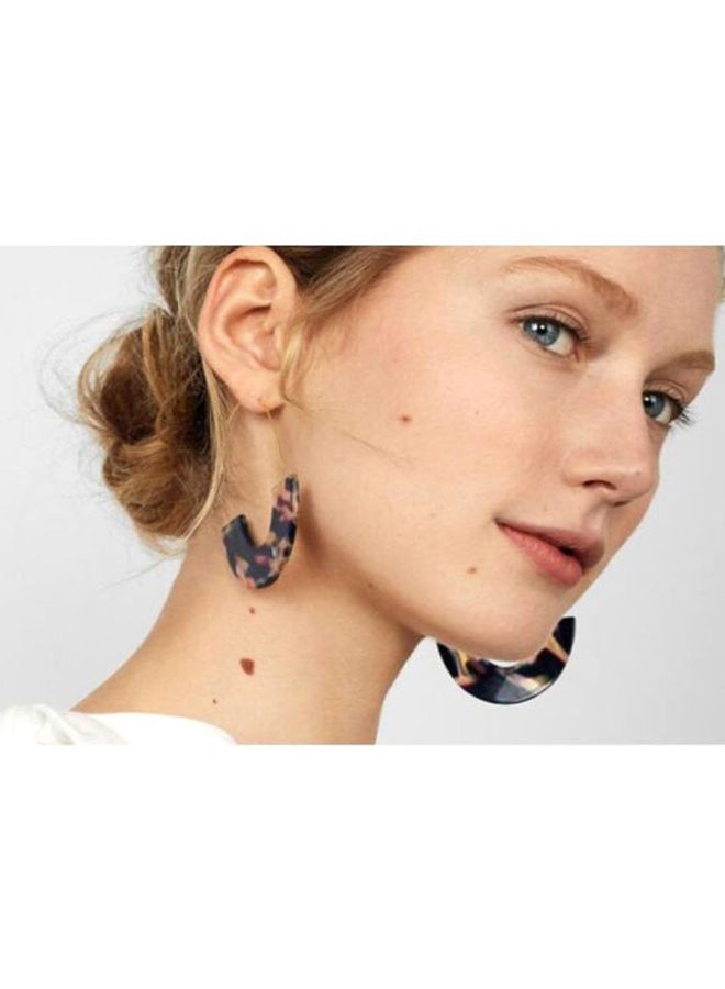 اليشمك أقراط متدلية على شكل U - Image 2