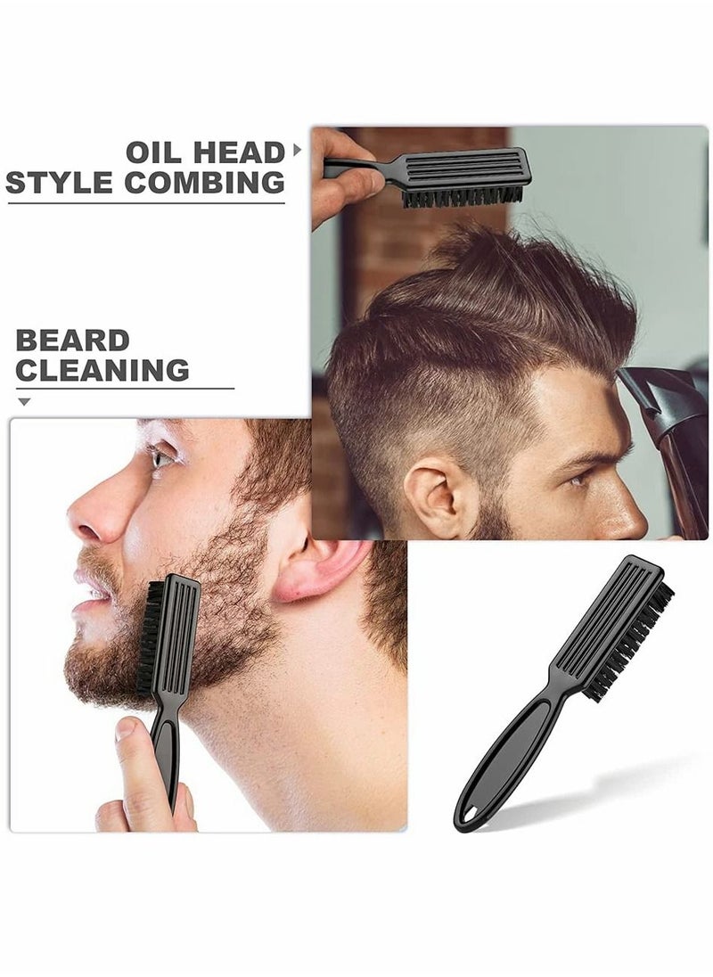 Y&D Barber Blade Cleaning Brush, 6 Pieces Clipper Nylon Brush Cleaner Styling Tool for Men, Nail Trimmer (Red, Black)  - Image 2