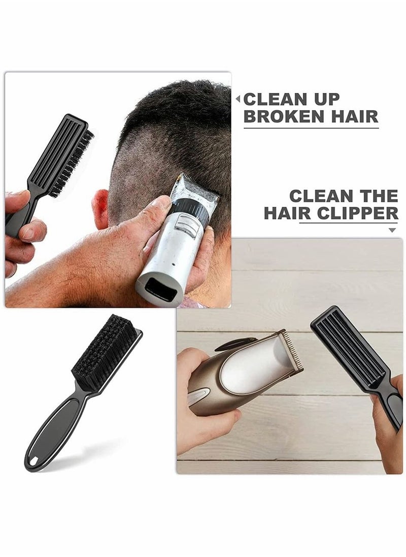 Y&D Barber Blade Cleaning Brush, 6 Pieces Clipper Nylon Brush Cleaner Styling Tool for Men, Nail Trimmer (Red, Black)  - Image 4