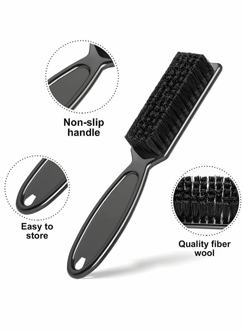 Y&D Barber Blade Cleaning Brush, 6 Pieces Clipper Nylon Brush Cleaner Styling Tool for Men, Nail Trimmer (Red, Black)  - Image 3