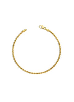 FK Jewellers Gold Rope Bracelet 18KT  - Image 4