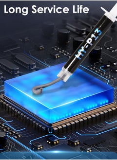 Halnziye Premium Performance Thermal Paste for Cooling All Processors CPU GPU PC PS4 Xbox Computers and Consoles High Thermal Conductivity Thermal Paste Long Durability Safe Application Non-Conductive  - Image 4