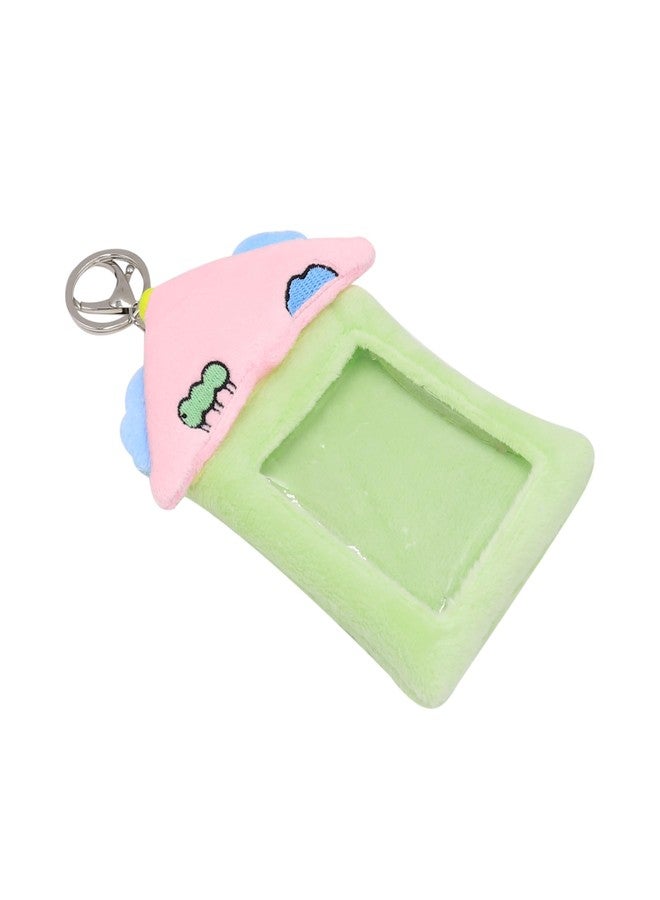 MOSSTYUS Cute Plush Postcard Sleeve with Keychain Girls ID Bus Card Cover Holder Protective Case Clip Badges Supplier,House1# - Image 4
