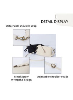 YONBEN Crossbody Handbags Small Crossbody Purse Cell Phone Purse With Simple Design Wrist Strap And Crossbody Strap (Beige)  - Image 3