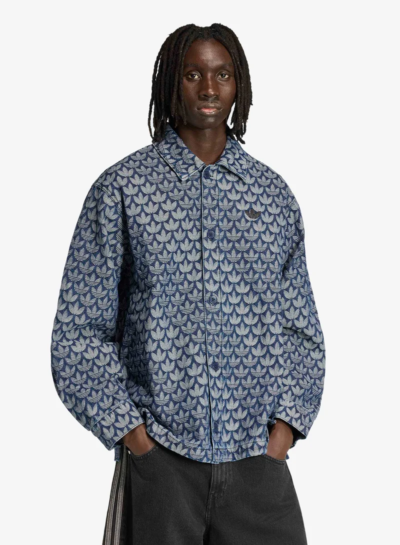 اديداس اوريجينالز قميص دنيم بنقش شعار