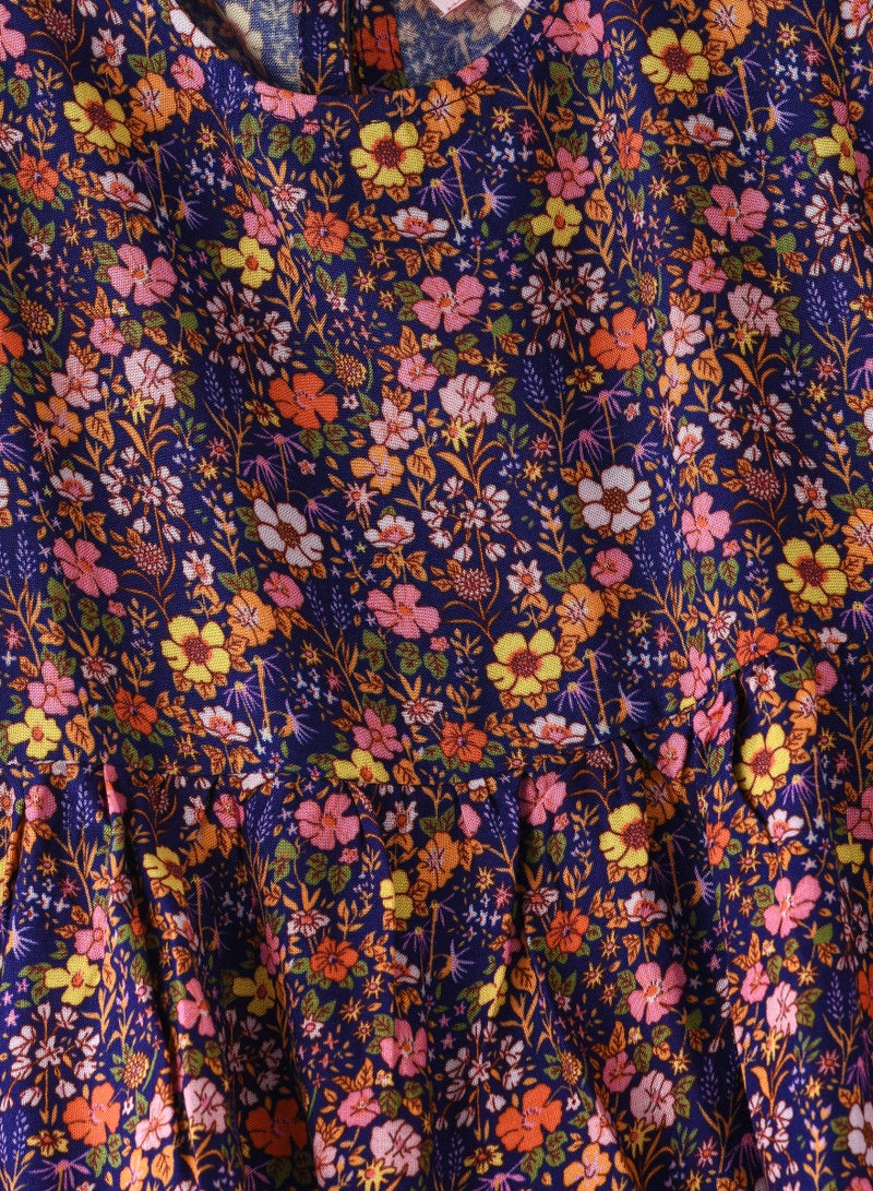Jelliene Girls All Over Printed Dress 100% Viscose, Soft and Flowy Dress for Girls - Image 3