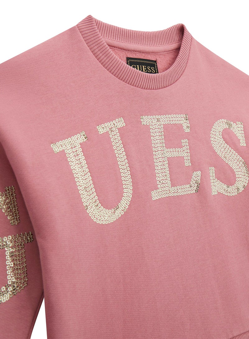 GUESS Kids Crew Neck Sweatshirt - Image 3