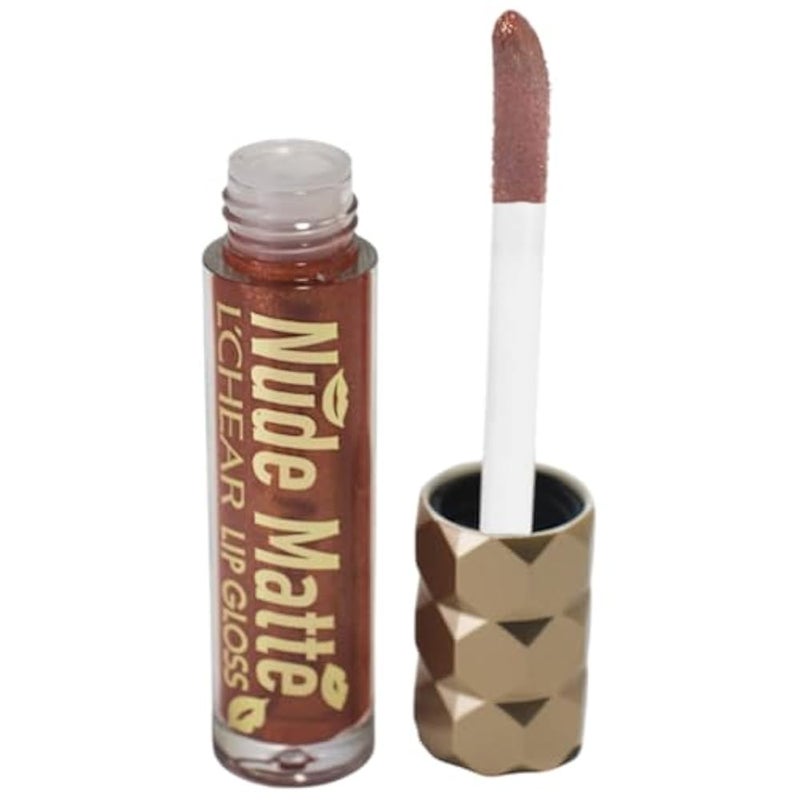 L'chear Lip Gloss Nude Matte Light&Thin Lasting Color Aqua Nourishment Shade Number 5 - Image 1