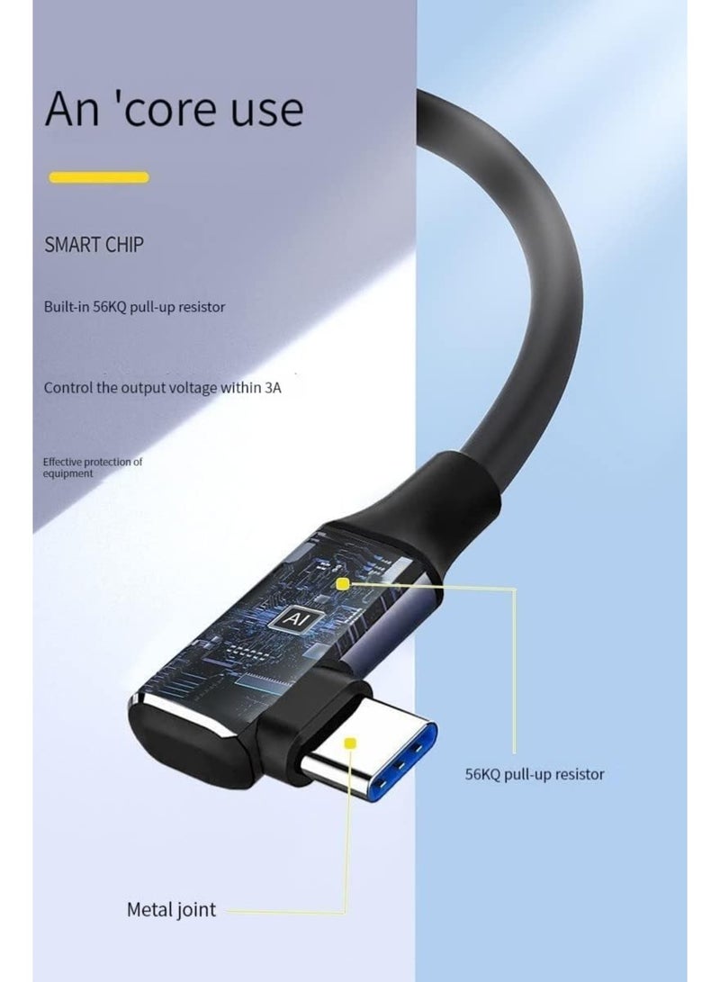 Zikra Link Cable 3M Compatible with Meta Quest Pro/Oculus Quest 2 Accessories and PC/Steam VR, High Speed PC Data Transfer, USB 3.0 to USB C Cable for VR Headset and Gaming PC - Image 5