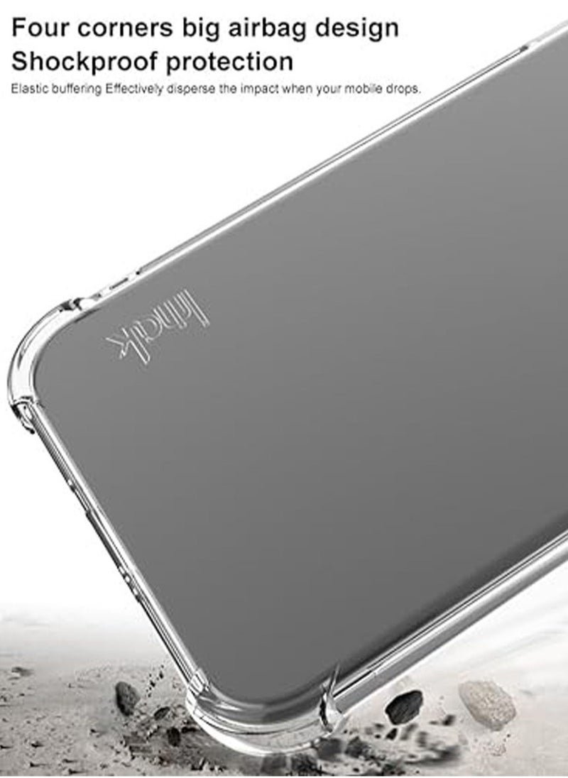 Case Compatible with ZTE Nubia RedMagic 10 Pro/10 Pro+ 5G Case, Frosted Matte and Transparent Clear Case 4 Corners Airbag Thickened Shockproof Protective Cover