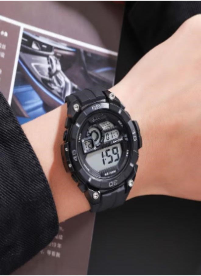 Generic - Men's 11ATM Digital Sports Watch With Countdown Timer - Image 1