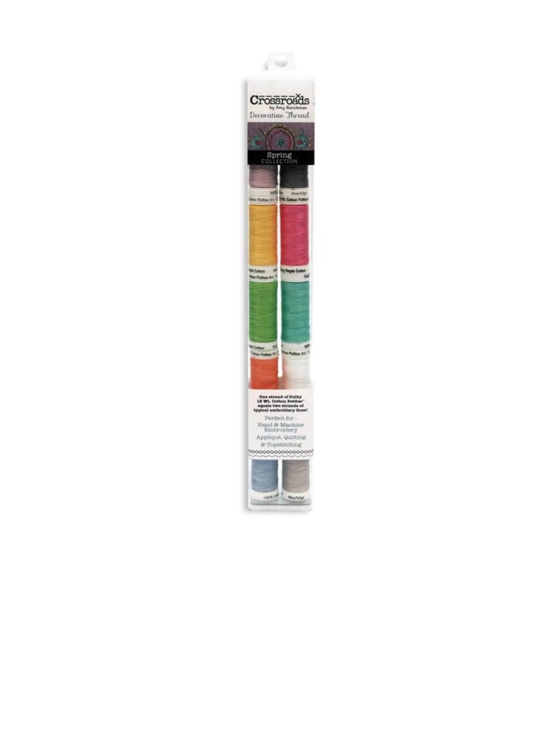 Crossroads Crossroads Sulky Cotton Petites 12 Weight 10/Pkg Spring Collection  - Image 2