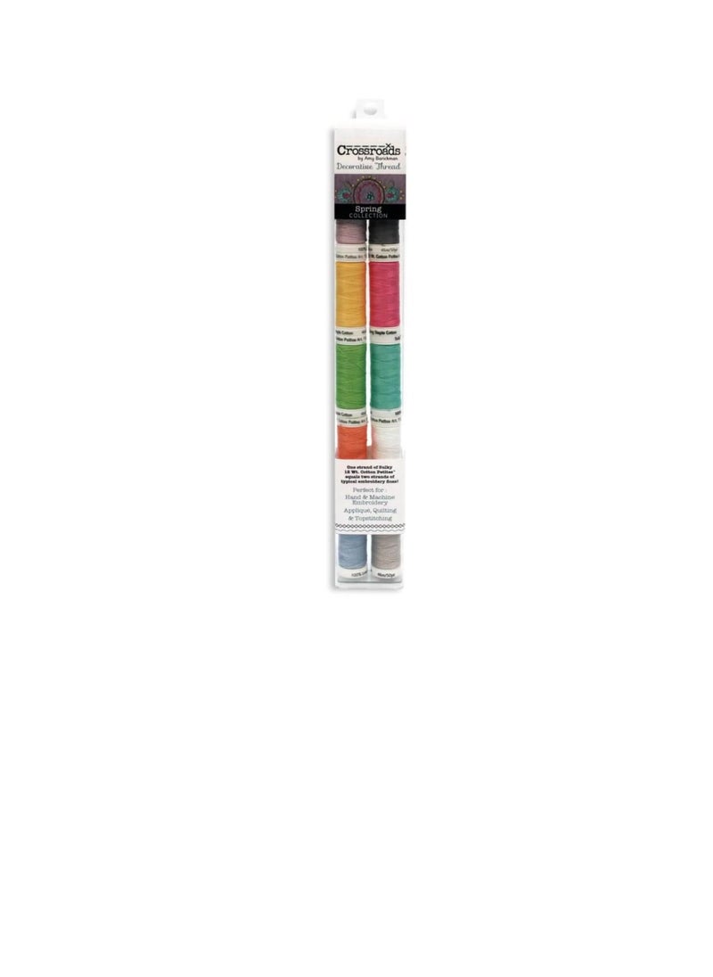 Crossroads Crossroads Sulky Cotton Petites 12 Weight 10/Pkg Spring Collection  - Image 3