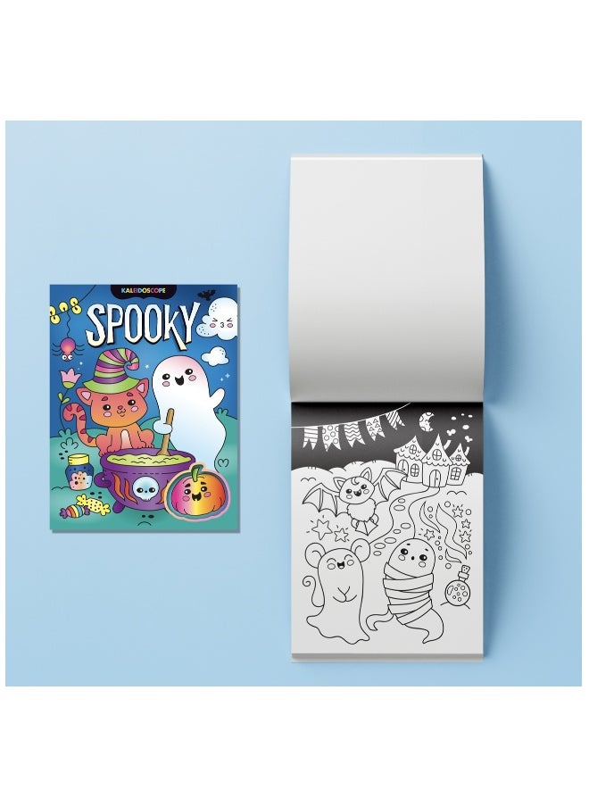 Hinkler - Kaleidoscope Spooky Colouring Kit - Image 1