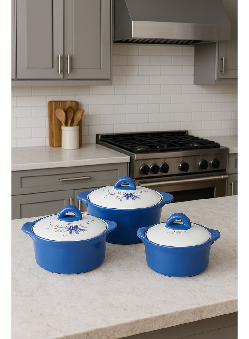 BASURRAH 3-Piece Thermal Food Container Set with Tight-Fit Lids – Double Insulation Keeps Food Hot or Cold, Capacities 1000/1500/2500 ml, Perfect for Serving and Storing Meals - Image 5