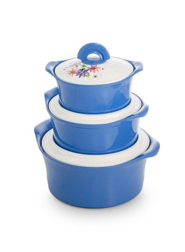 BASURRAH 3-Piece Thermal Food Container Set with Tight-Fit Lids – Double Insulation Keeps Food Hot or Cold, Capacities 1000/1500/2500 ml, Perfect for Serving and Storing Meals - Image 3