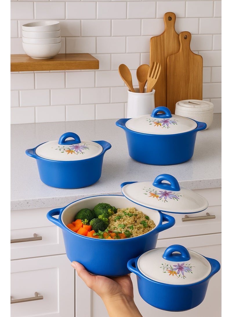 BASURRAH 3-Piece Thermal Food Container Set with Tight-Fit Lids – Double Insulation Keeps Food Hot or Cold, Capacities 1000/1500/2500 ml, Perfect for Serving and Storing Meals - Image 4