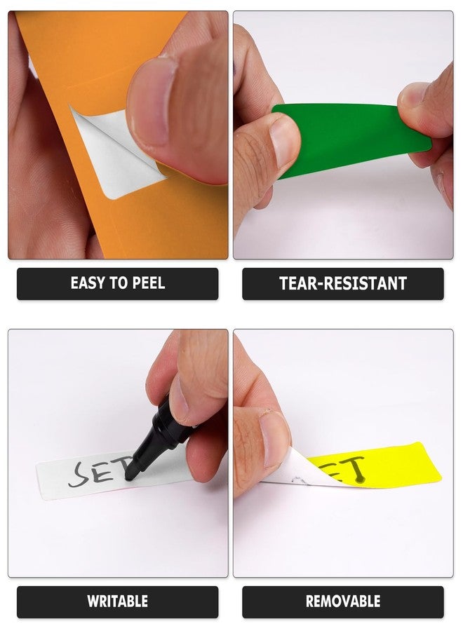 YIKIADA Address Blank Labels 1"×2-5/8" Removable Self-Adhesive Color 600 PCS - Image 4