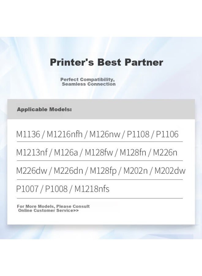 Yfhc Yangfan Naili Compatible Hp 388a Toner Cartridge Easy Refill 88a Cc388a For Hp M1136 M126a P1108 P1106 M1216nfh M1213nf Printer Network Version - Image 2