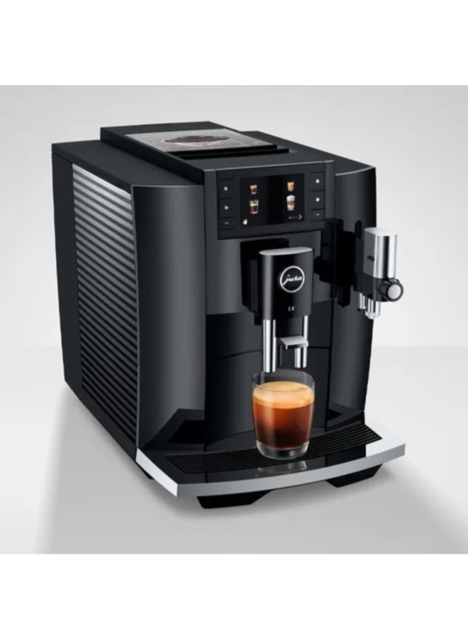 جورا E8 ماكينة صنع القهوة مع نظام تسخين ثيرموبلوك 1450 واط أسود بيانو 35.1 x 28 x 44.6 سم JUR-E8-PBLK - Image 3