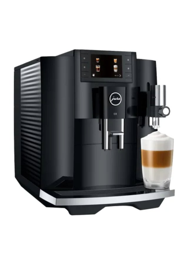 جورا E8 ماكينة صنع القهوة مع نظام تسخين ثيرموبلوك 1450 واط أسود بيانو 35.1 x 28 x 44.6 سم JUR-E8-PBLK - Image 2