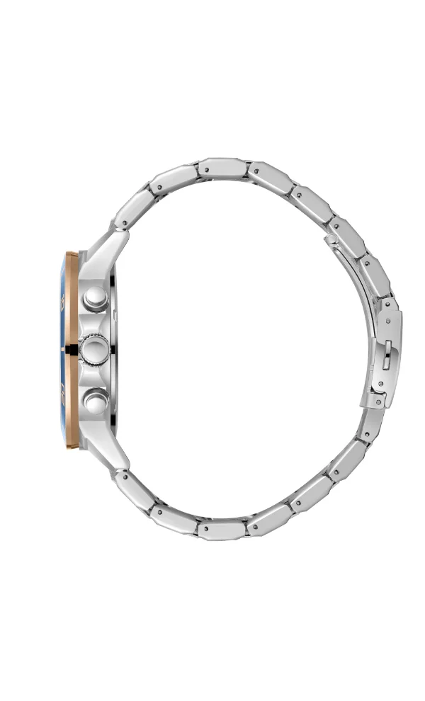 Lee Cooper Men's Multi Function Display Watch With Silver Metal Strap - LC08106.390