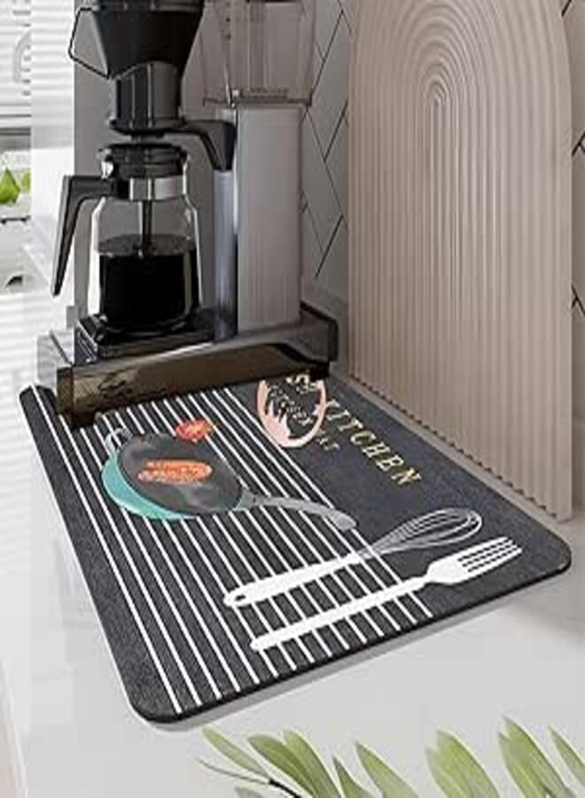 Kitchen Drying Pad, Perfect Dish Drying Mat for Kitchen Counters, Washable Microfiber Material, Perfect for Dish Draining Racks