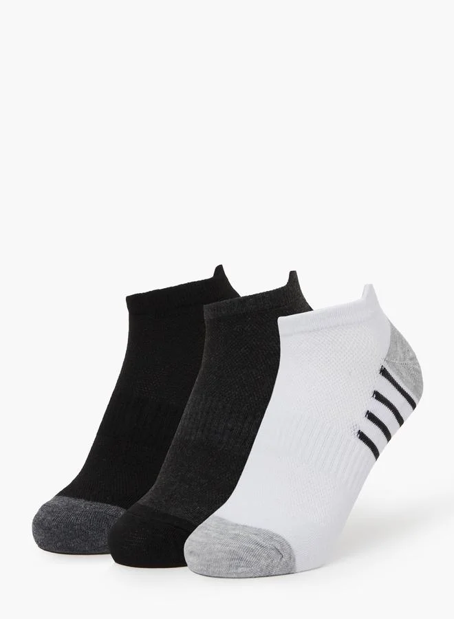 ستايلي Pack of 3 - Contrast Detail Ankle Socks