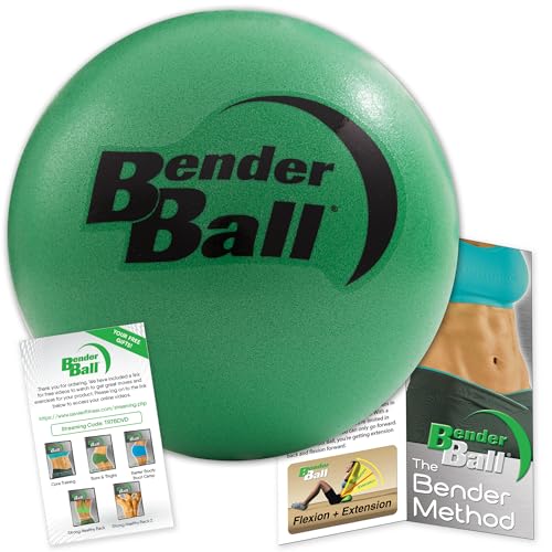 Bender Ball The Original 9 inch Pilates Ball - Exercise Ball for Abs, Core & Back - Workout Ball for Home Gym and Fitness Routines - Easy to Carry in Gym Bag or Luggage - Image 1