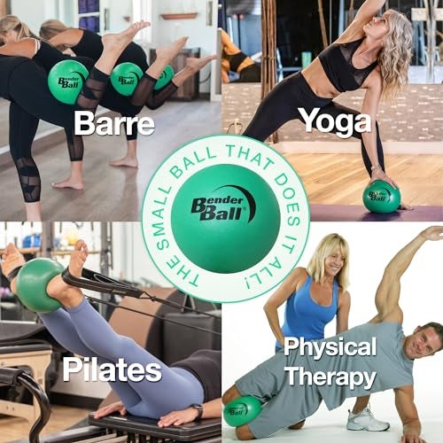 Bender Ball The Original 9 inch Pilates Ball - Exercise Ball for Abs, Core & Back - Workout Ball for Home Gym and Fitness Routines - Easy to Carry in Gym Bag or Luggage - Image 2
