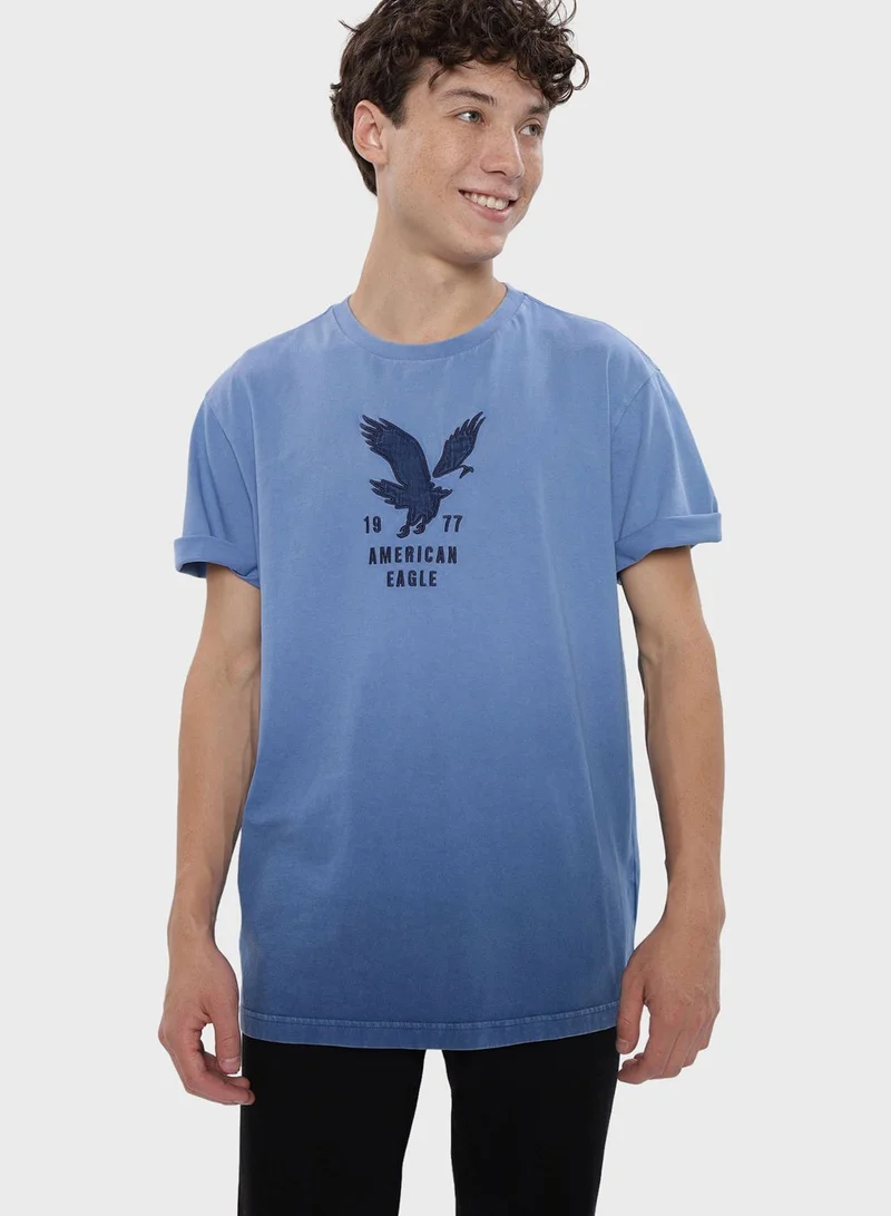 American Eagle Graphic Crew Neck T-Shirt