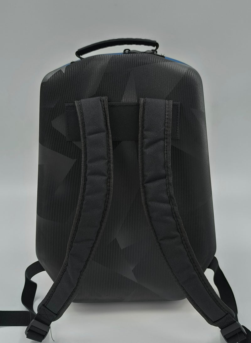 Alpha X PlayStation 5 Slim HardShell Travel Backpack - Black / Blue - Image 3