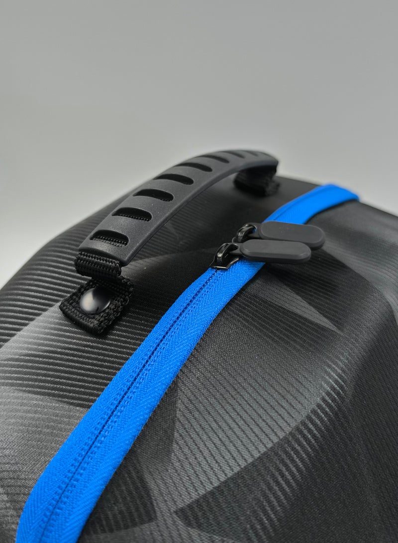 Alpha X PlayStation 5 Slim HardShell Travel Backpack - Black / Blue - Image 4
