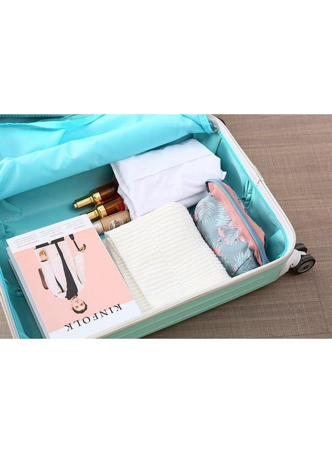 KARTUNBOX Floral Print Toiletry Bag, Grey and Pink, Cosmetic Bag, Make Up Bag, Travel Storage Organizer Bags Pouch Kit Pack for Unisex Travel - Image 5