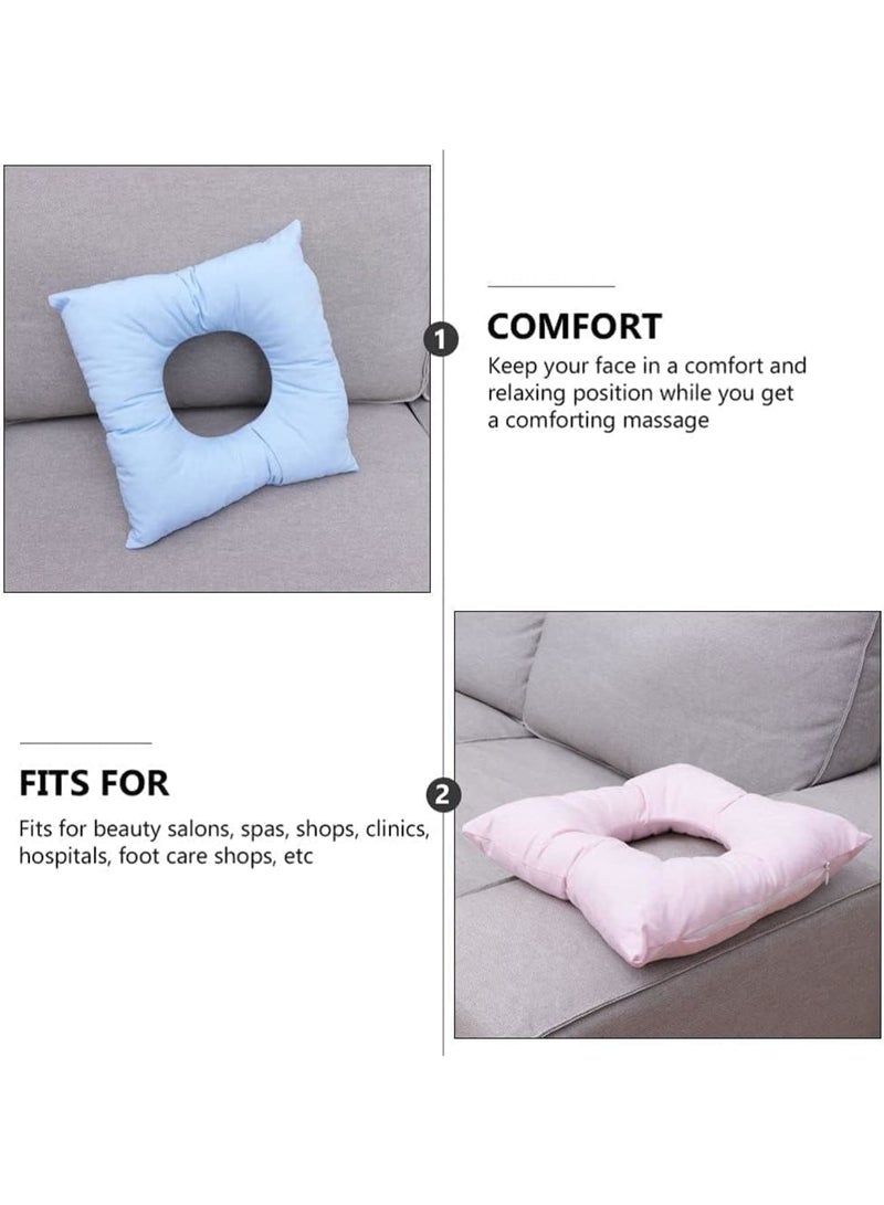 Zikra Massage Face Cradle Cushion, Foam Spa Salon Massage Bed Face Down Cradle Cushion Pillow, Massage Face Covers Headrest Covers for Massage Tables Massage Chairs Cushion Pillow - Image 4