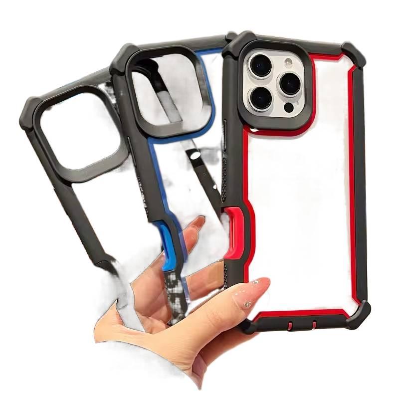 Protective Case | Shockproof Cover for iPhone 14 / 14 Plus / 14 Pro / 14 Pro Max | Acrylic | Black | Drop Protection - Image 2