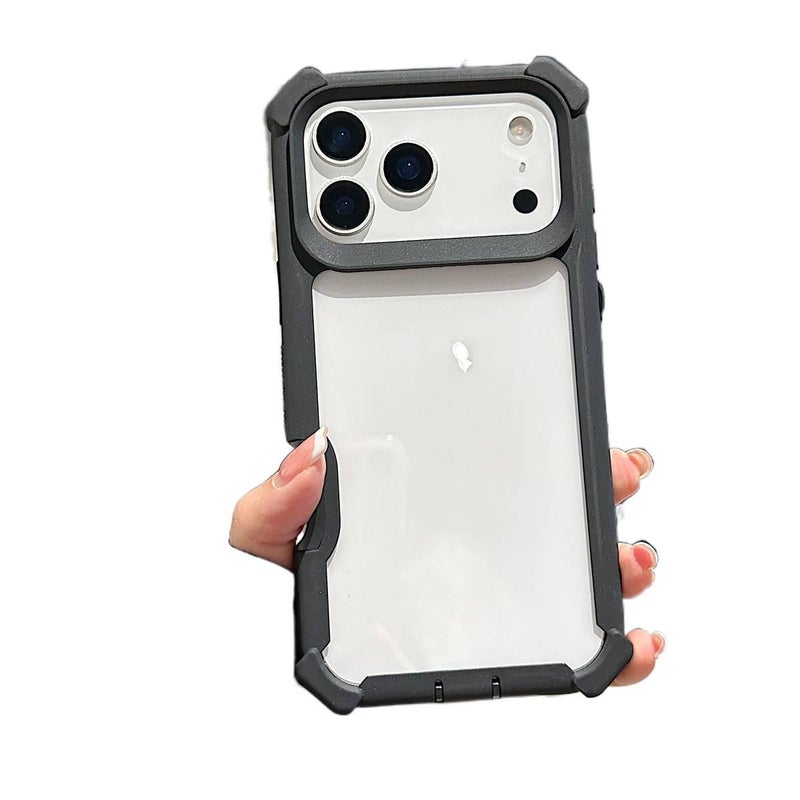 Protective Case | Shockproof Cover for iPhone 14 / 14 Plus / 14 Pro / 14 Pro Max | Acrylic | Black | Drop Protection - Image 1